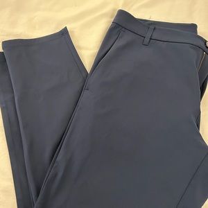 Lululemon men’s commissioner pant. Blue. Size 35.  32 inch inseam